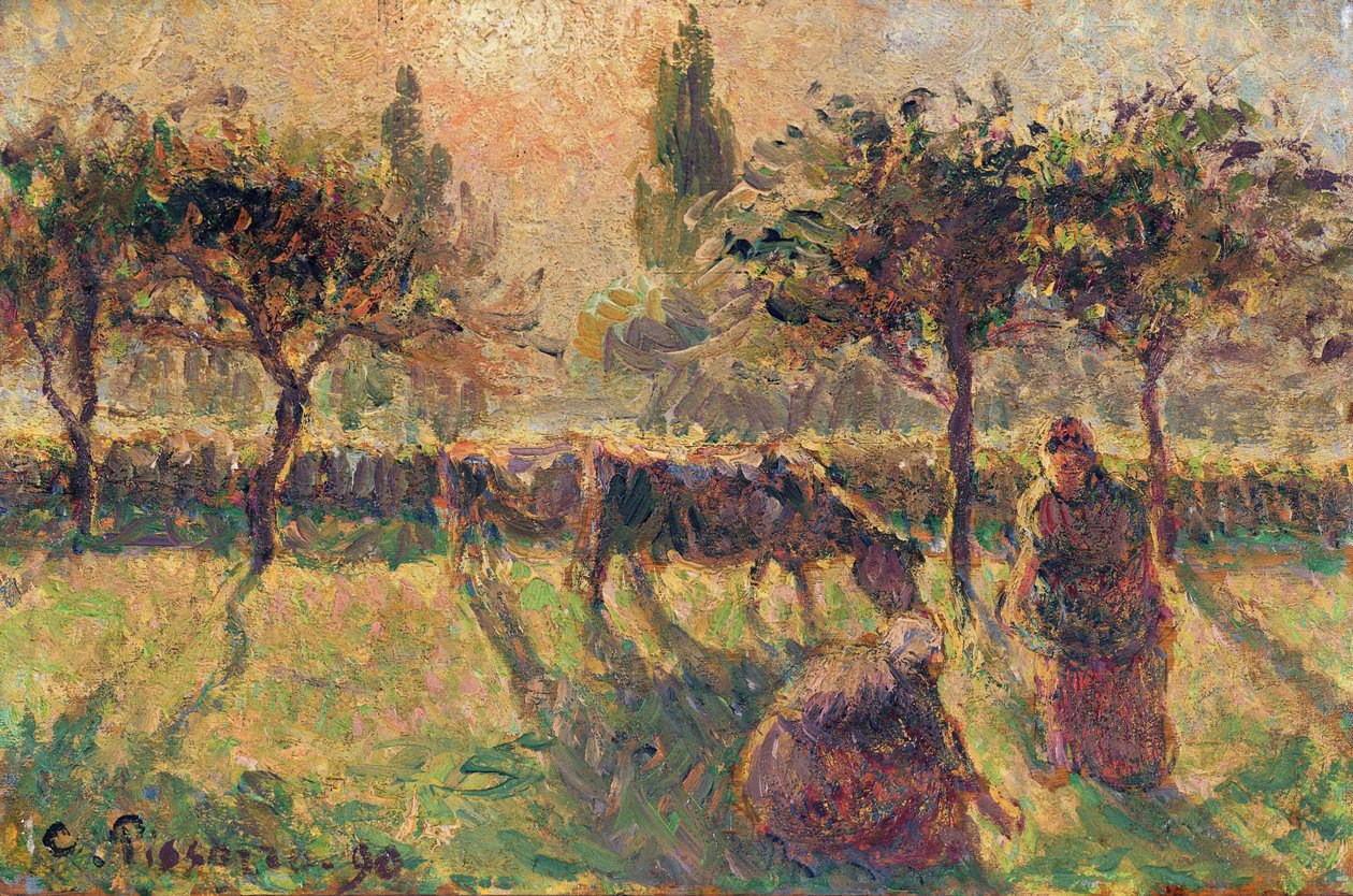 En los campos, 1890 de Camille Jacob Pissarro