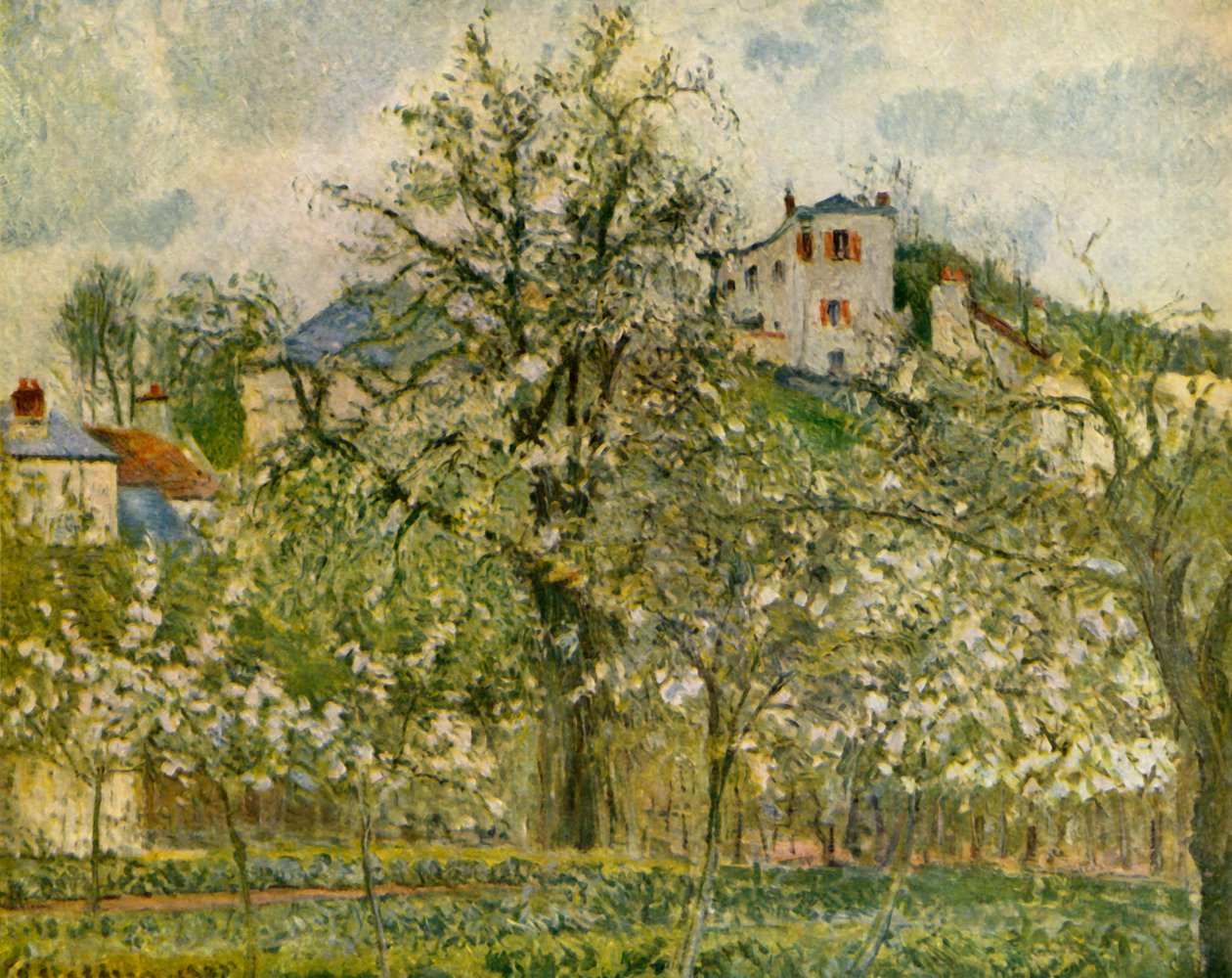 Huerto con Árboles Frutales en Flor, 1877, 1939 de Camille Jacob Pissarro