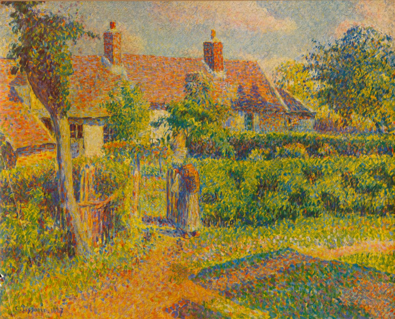 La Chaumière, 1887, 1935 de Camille Jacob Pissarro