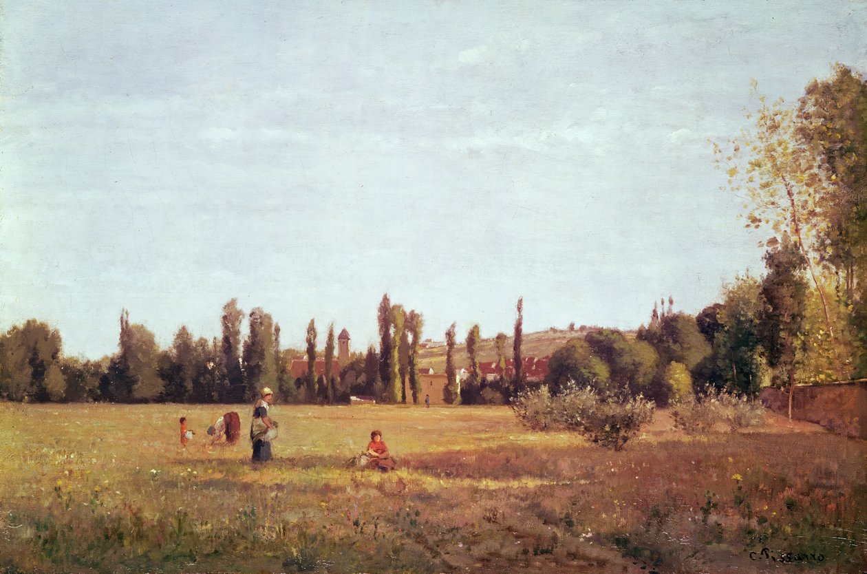 La Varenne de St. Hilaire, 1863 de Camille Jacob Pissarro