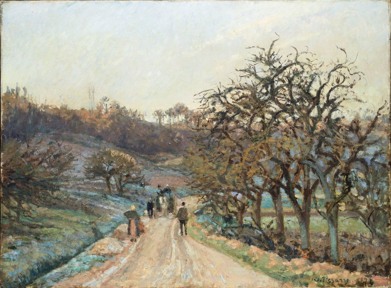 Huerto cerca de Osny, Pontoise de Camille Jacob Pissarro