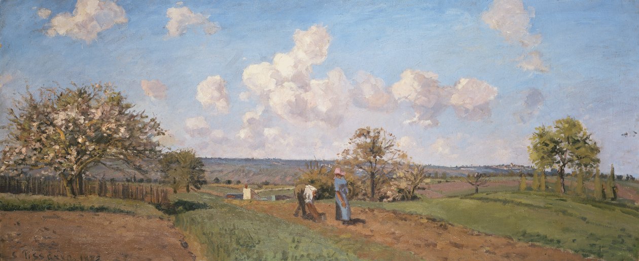 Primavera de Camille Jacob Pissarro