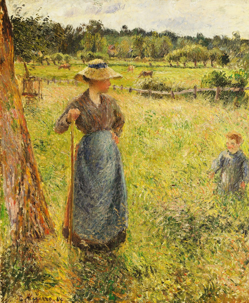 El segador de Camille Jacob Pissarro