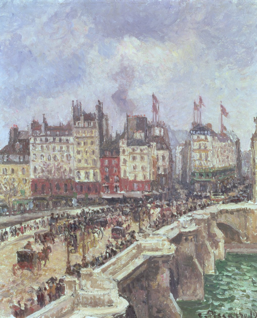 El Pont Neuf de Camille Jacob Pissarro