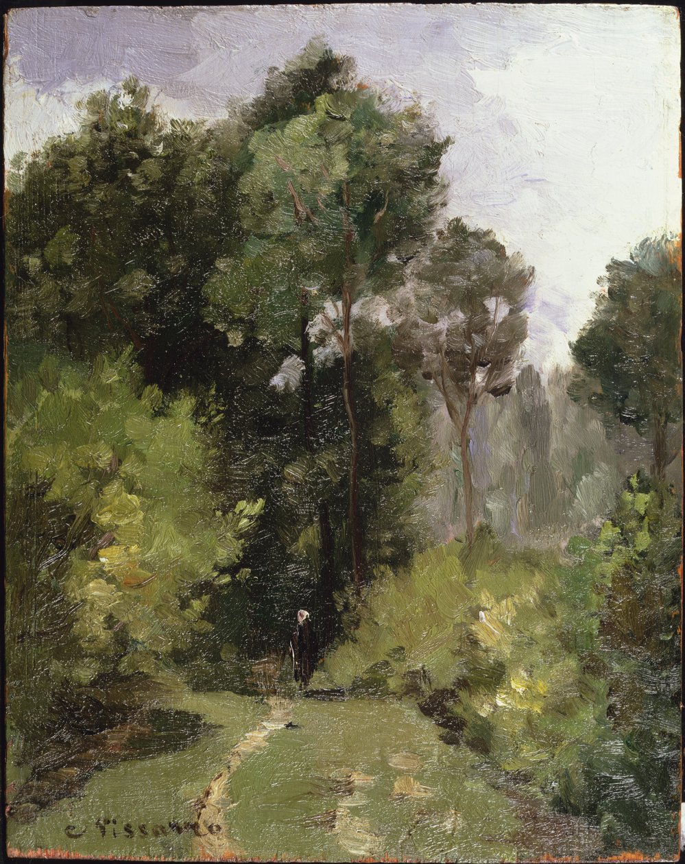 Bajo los árboles, 1864 de Camille Jacob Pissarro
