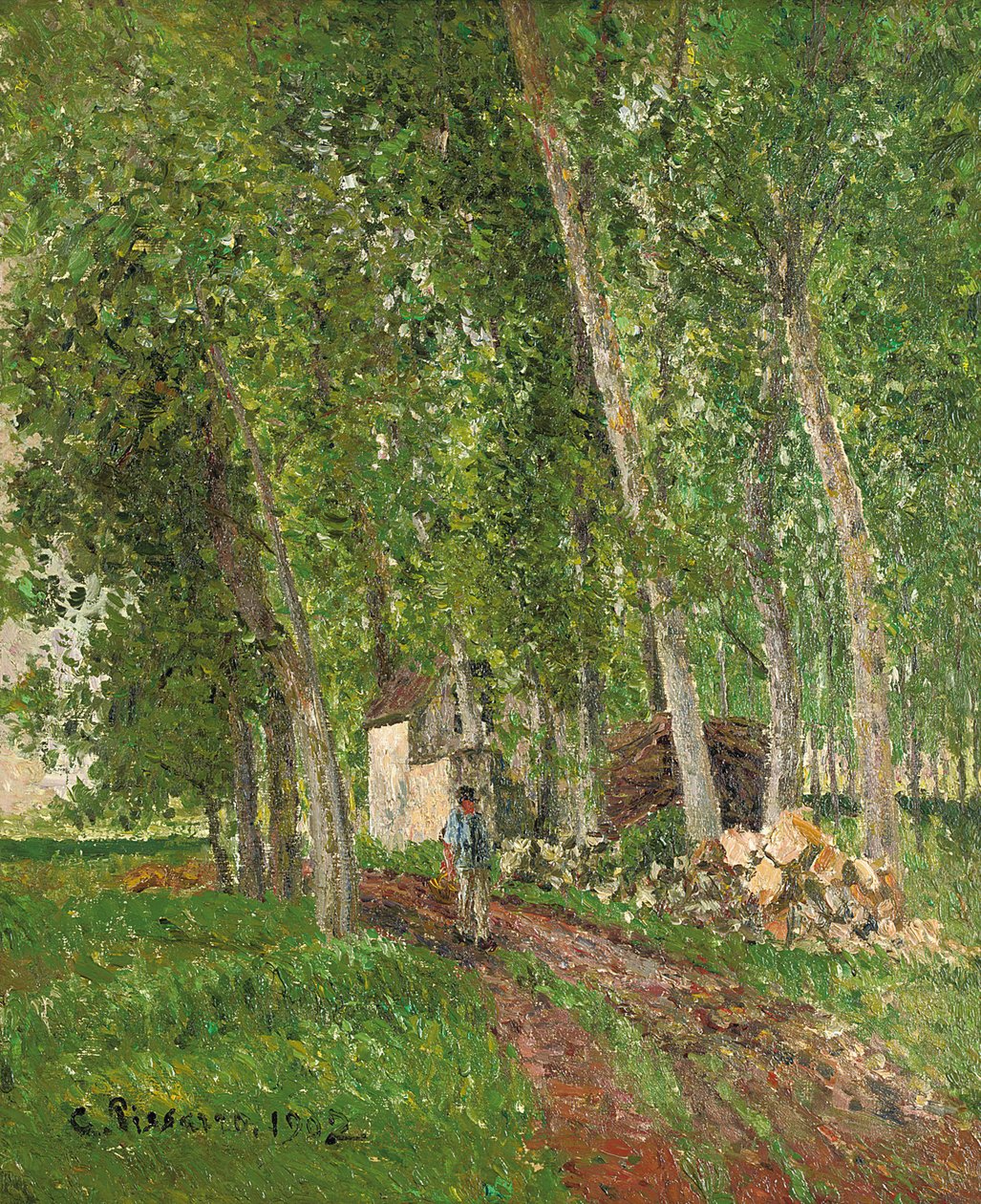 Sotobosque en Moret, 1902 de Camille Jacob Pissarro