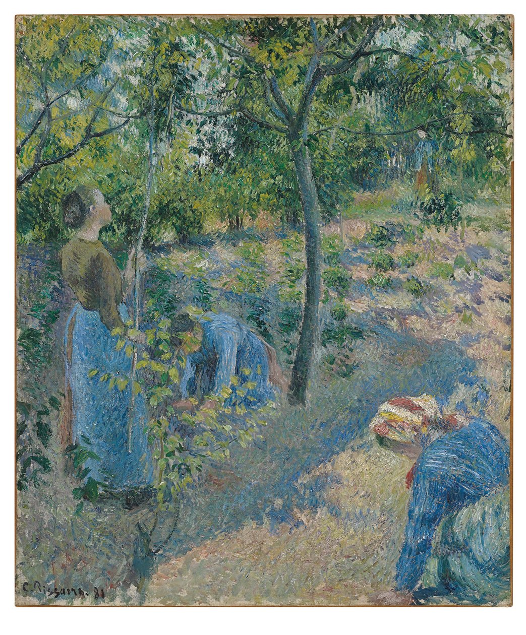 Recolección de manzanas de Camille Jacob Pissarro