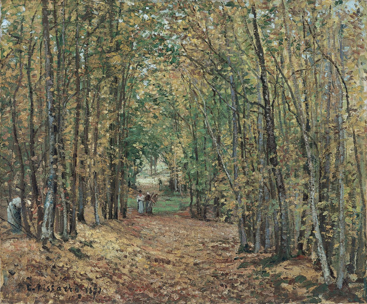 Avenida del Parque de Marly de Camille Pissarro