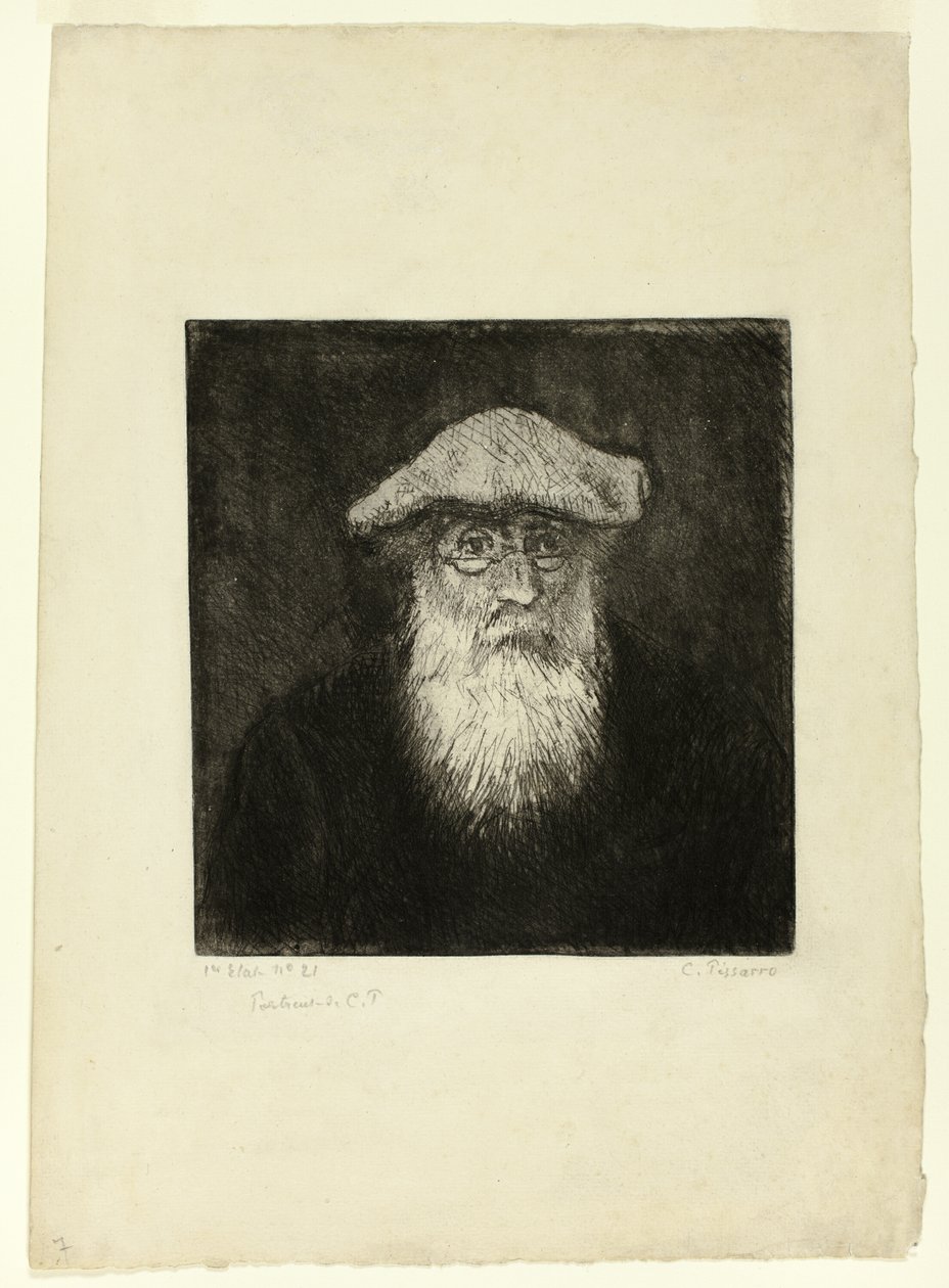 Camille Pissarro, Un Autorretrato de Camille Pissarro
