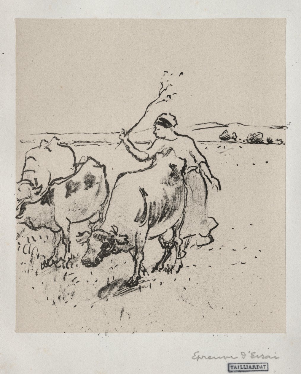 Vaquero de Camille Pissarro