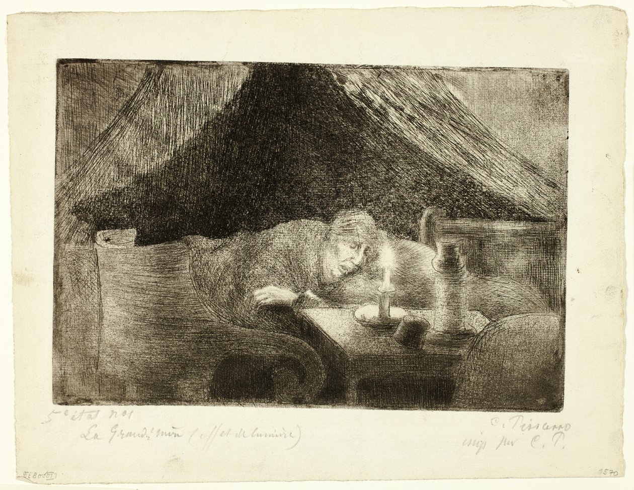 La abuela: La madre del artista de Camille Pissarro