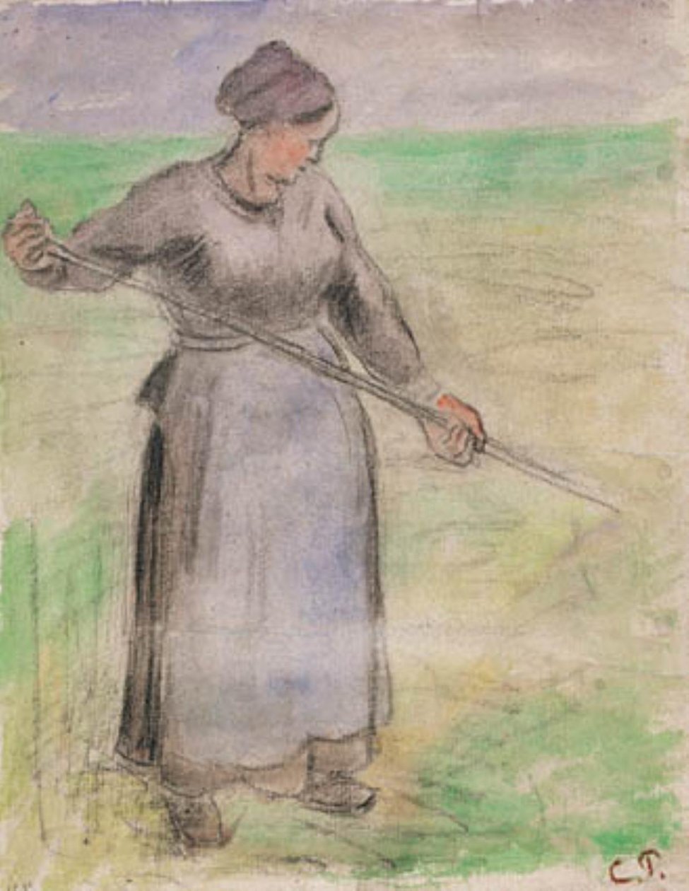 Segador de Camille Pissarro