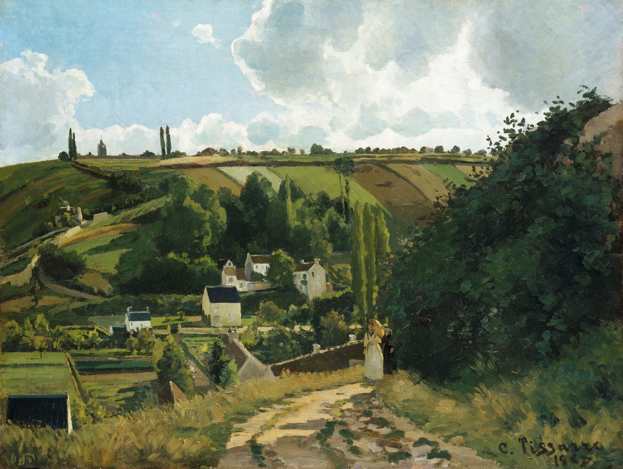 Colina de Jalais en Pontoise de Camille Jacob Pissarro
