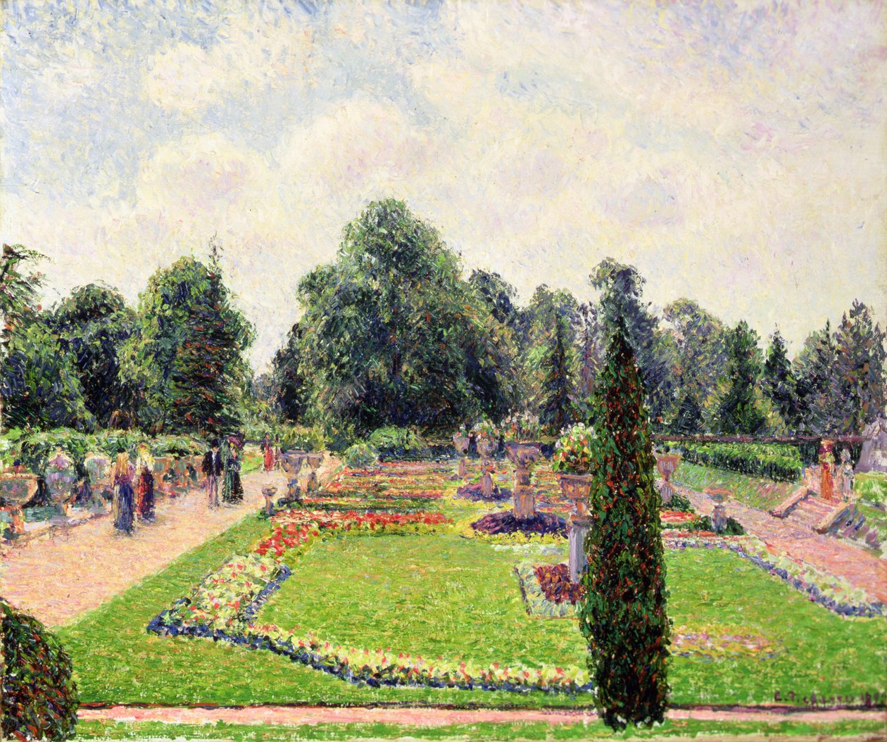 Jardines de Kew - Camino al Gran Invernadero de Camille Jacob Pissarro