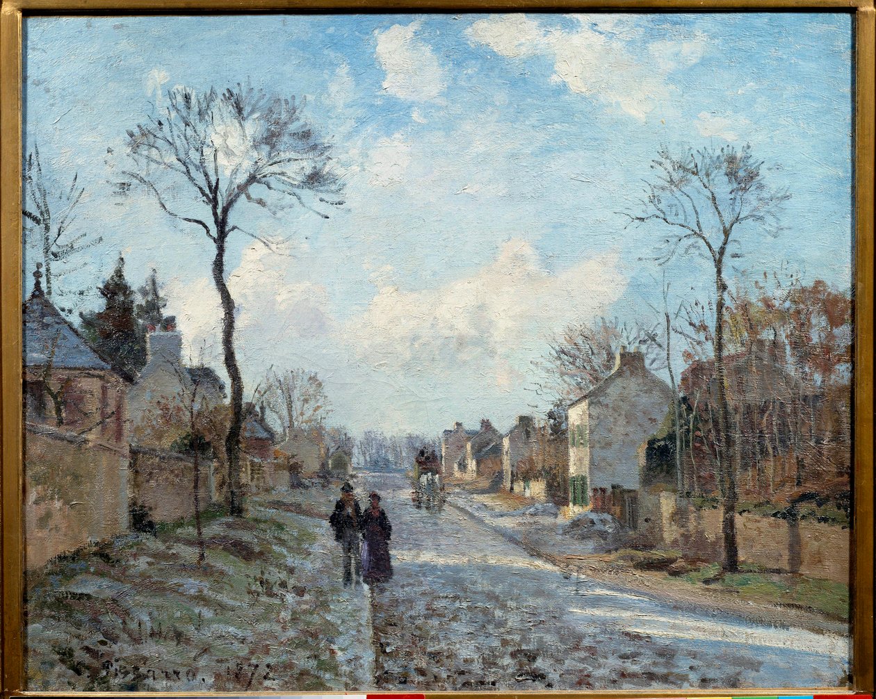 La ruta de Louveciennes de Camille Jacob Pissarro