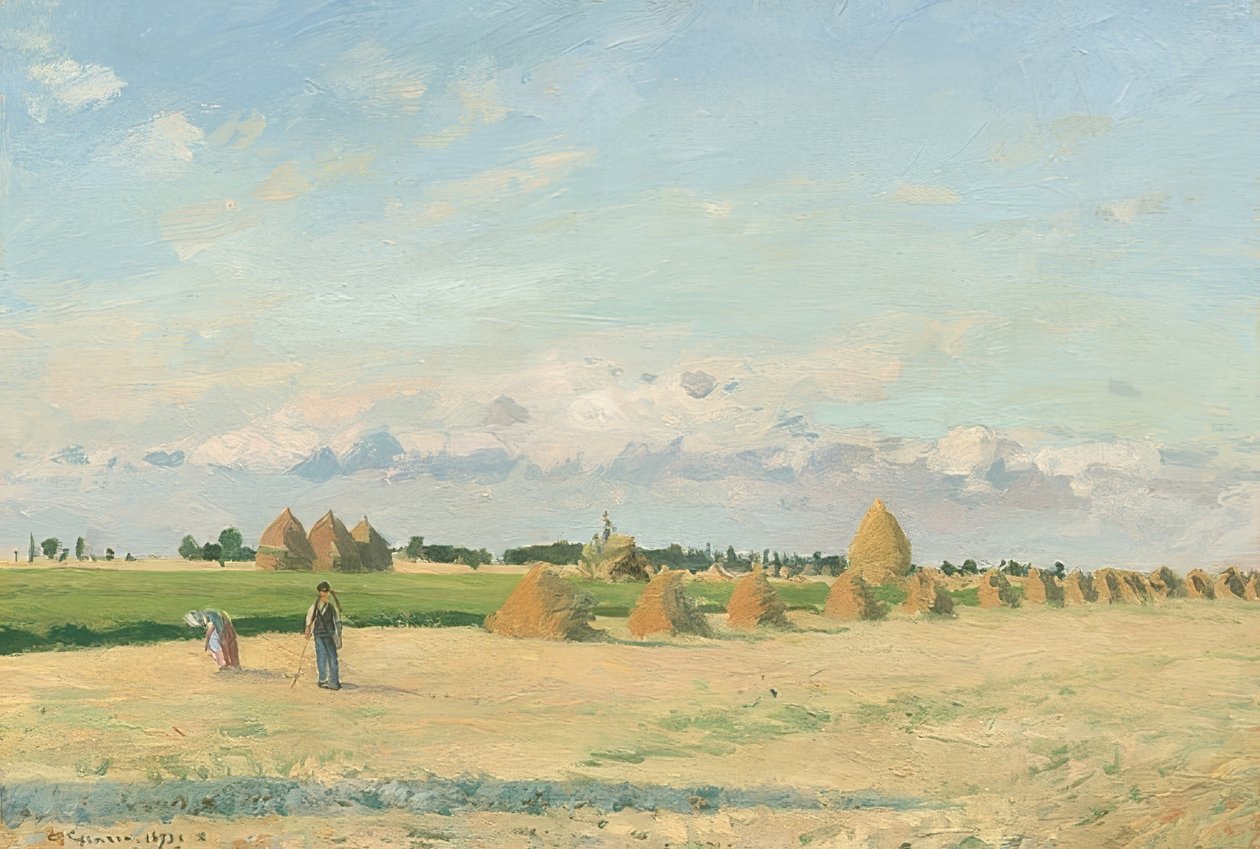 Paisaje, Ile-de-France. 1873 de Camille Jacob Pissarro