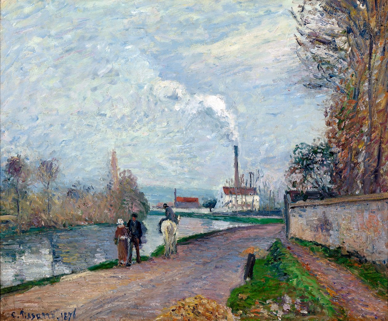 Oise En Pontoise de Camille Pissarro