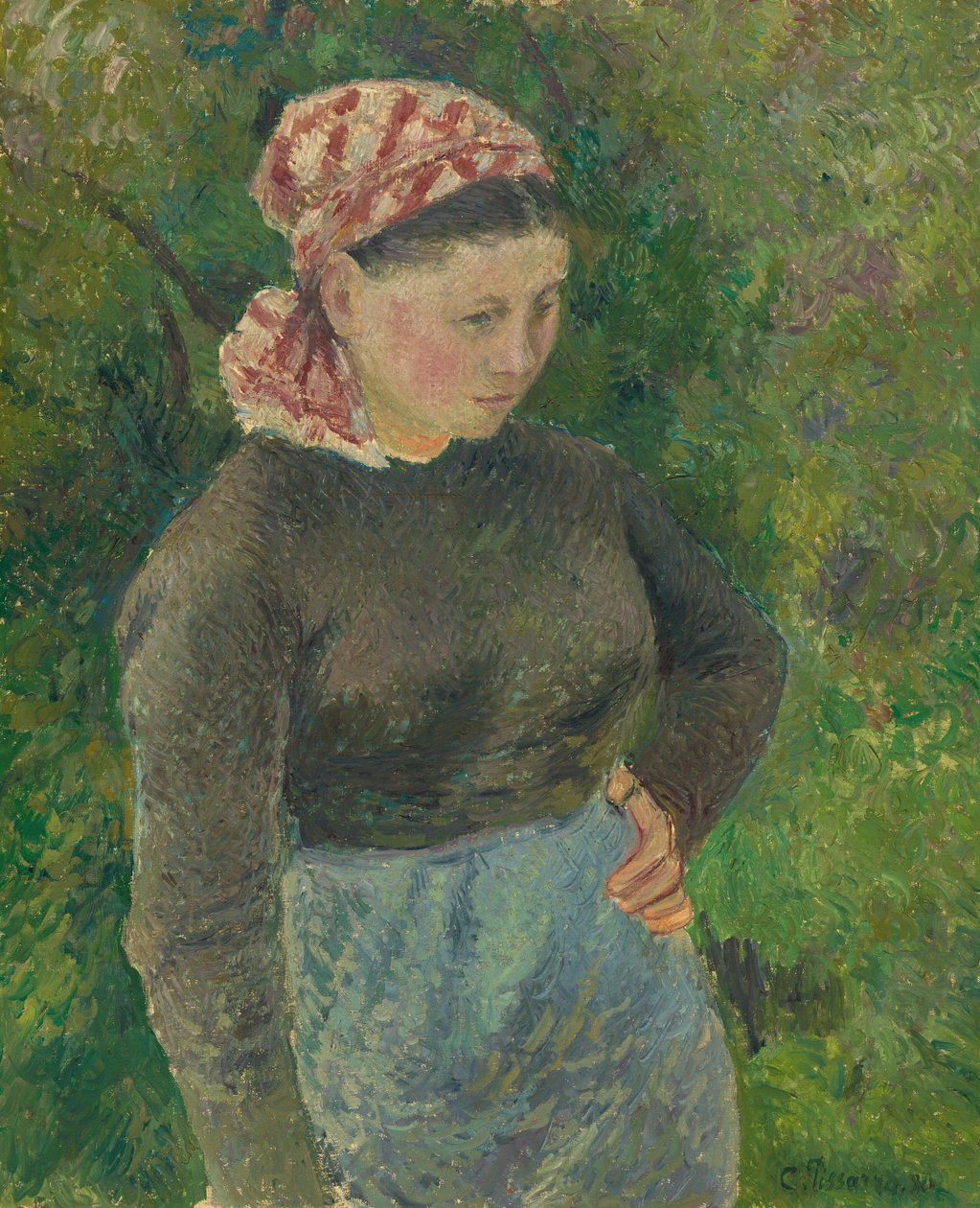 Mujer Campesina, 1880 de Camille Pissarro