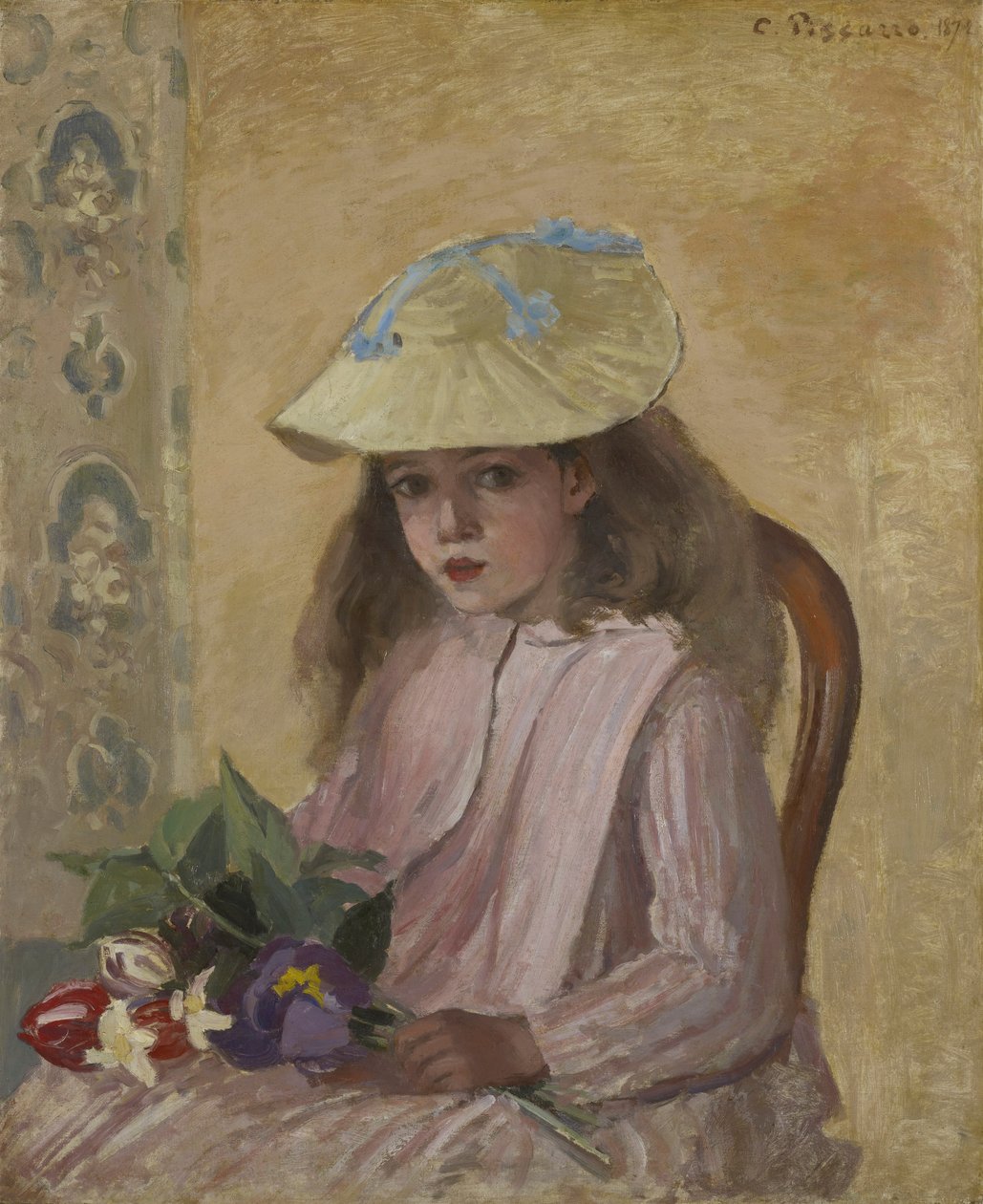 Retrato de la artista de Camille Pissarro