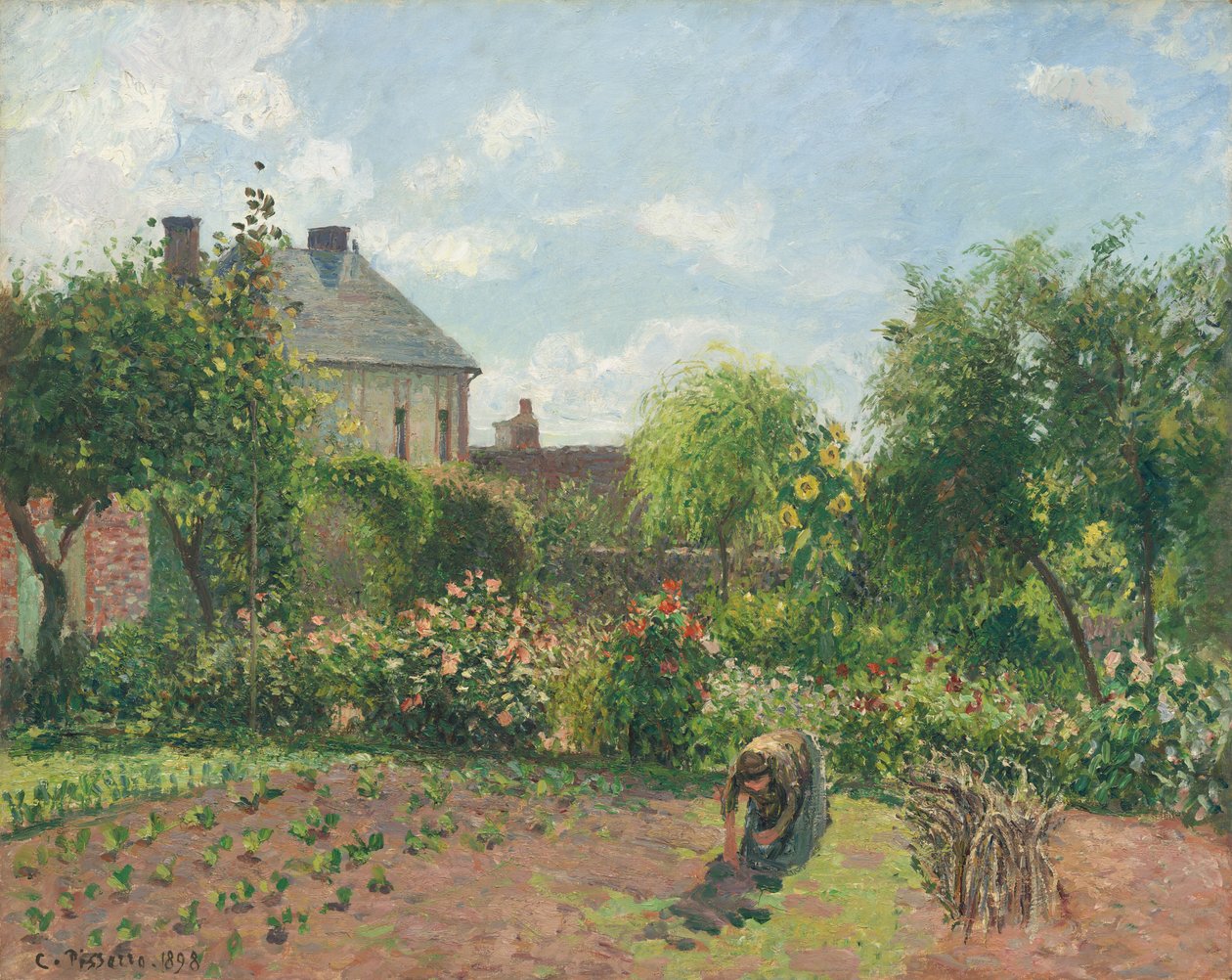 El Jardín del Artista en Eragny de Camille Pissarro