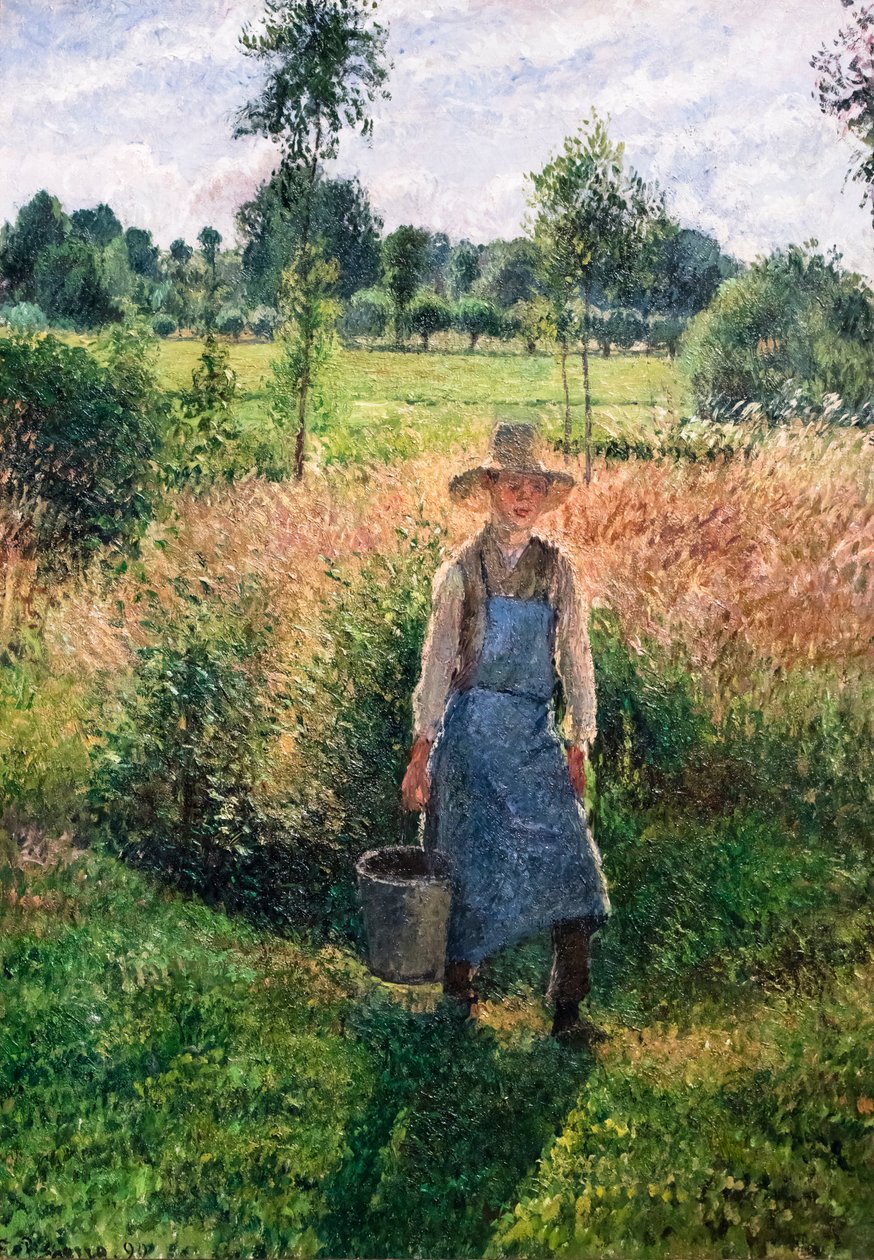 El jardinero de Camille Pissarro