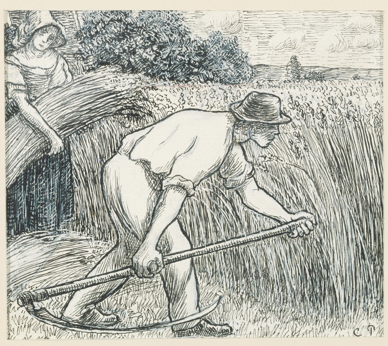 La cosecha de Camille Jacob Pissarro