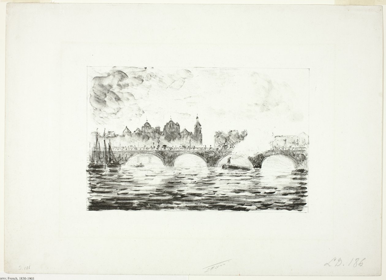 Las Casas del Parlamento, Londres de Camille Pissarro