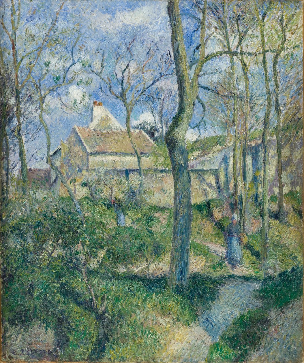 El Camino a Les Pouilleux, Pontoise de Camille Jacob Pissarro