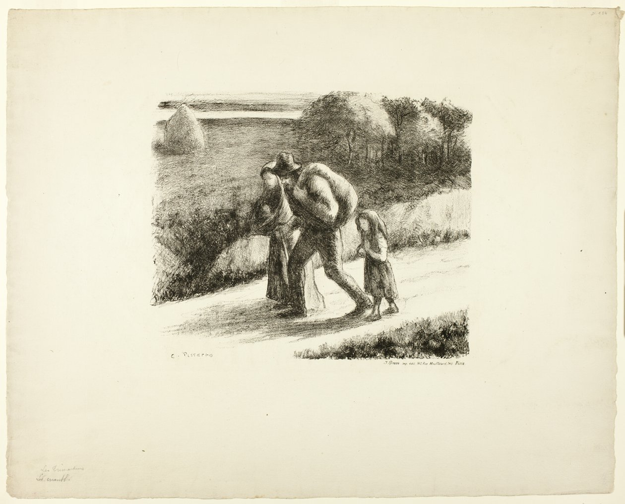 Los vagabundos de Camille Pissarro