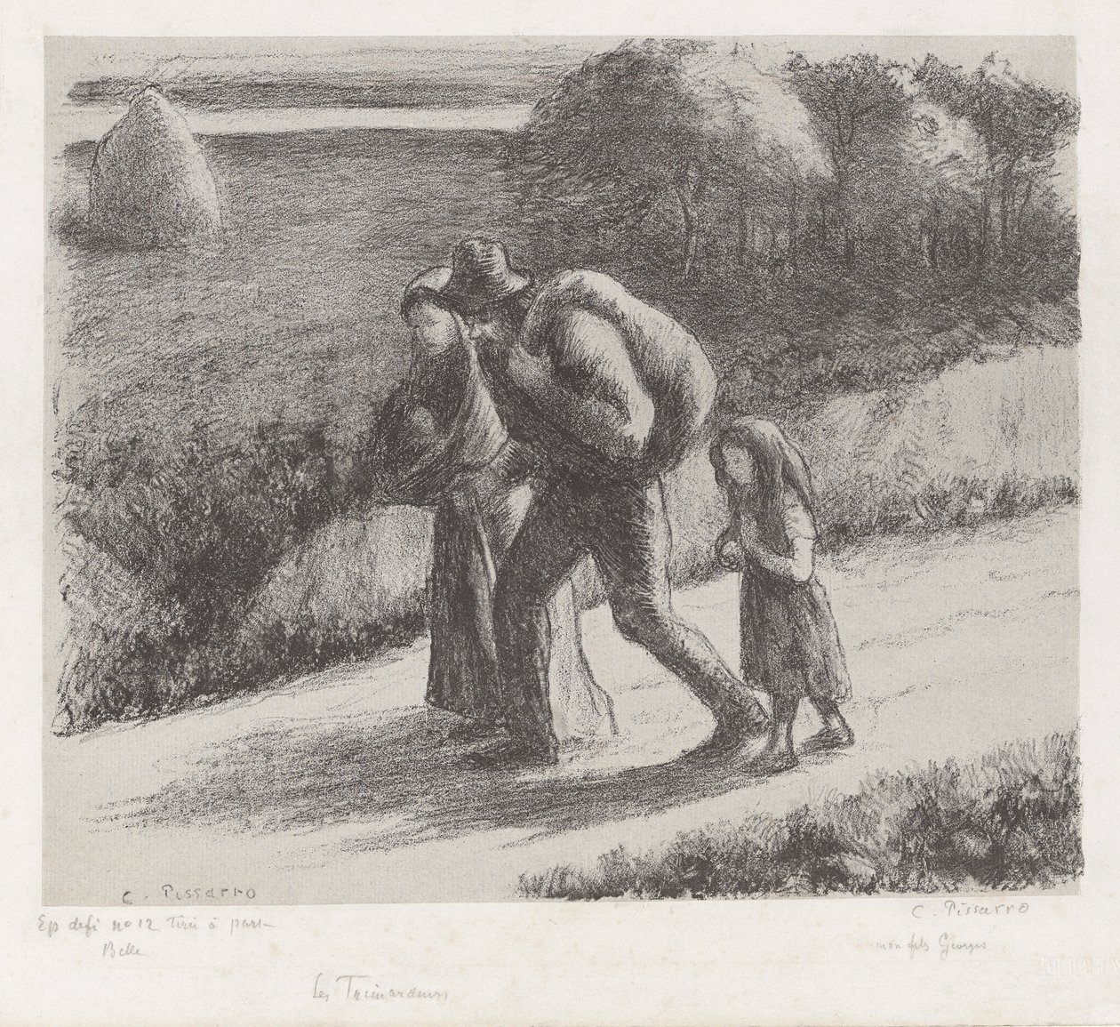 Las vagabundas de Camille Pissarro
