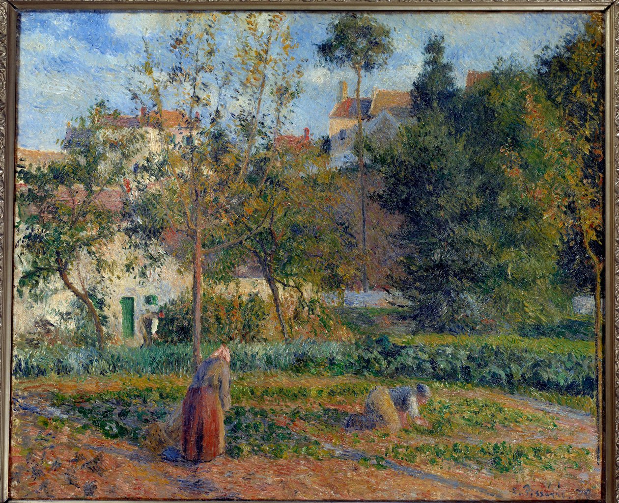 Huerto en el Hermitage, Pontoise de Camille Jacob Pissarro