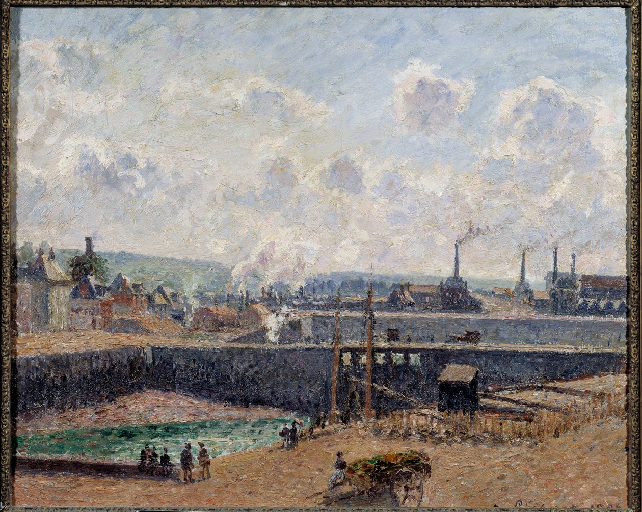 Vista de Dieppe, Cuenca Duquesne de Camille Jacob Pissarro