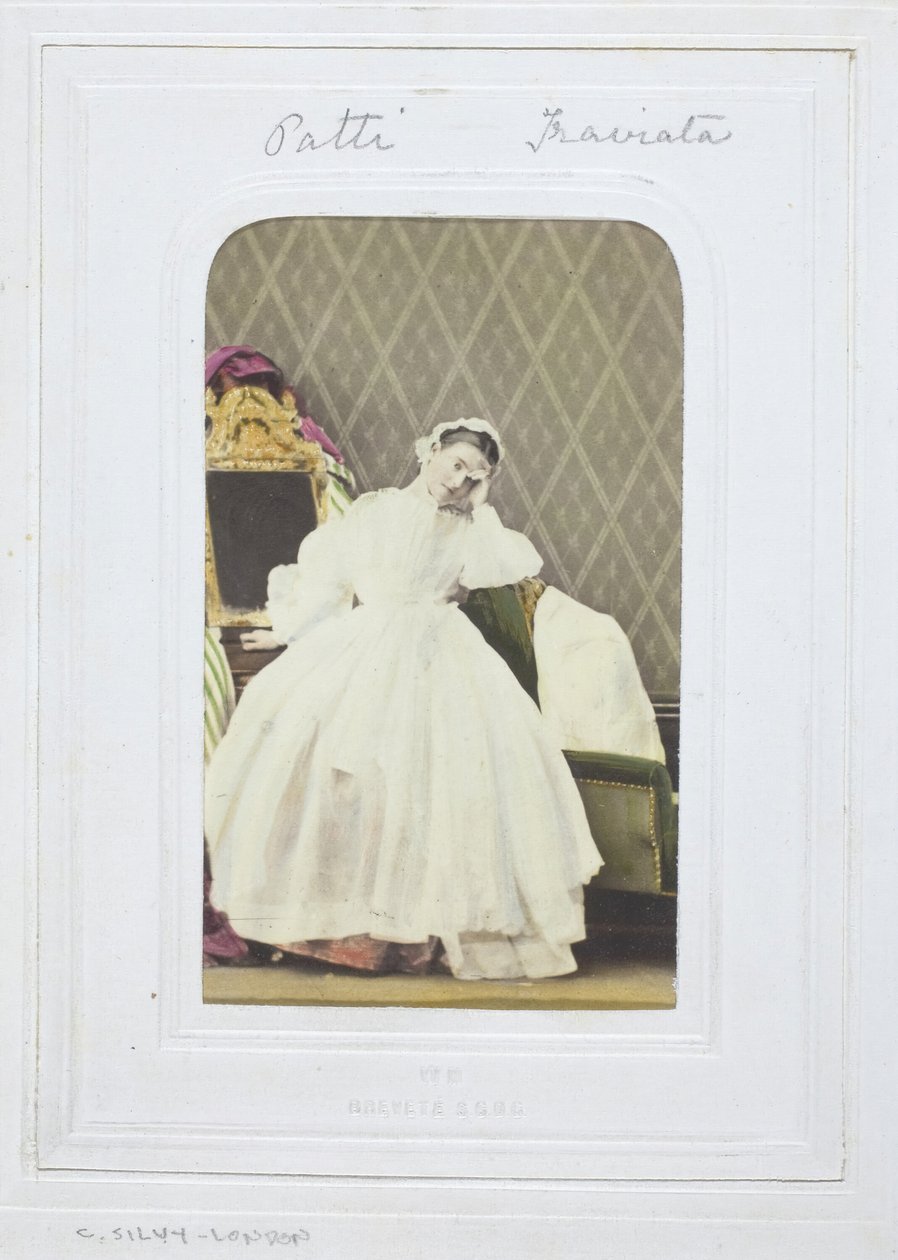 Adelina Patti, Traviata, 1860-69 de Camille Silvy