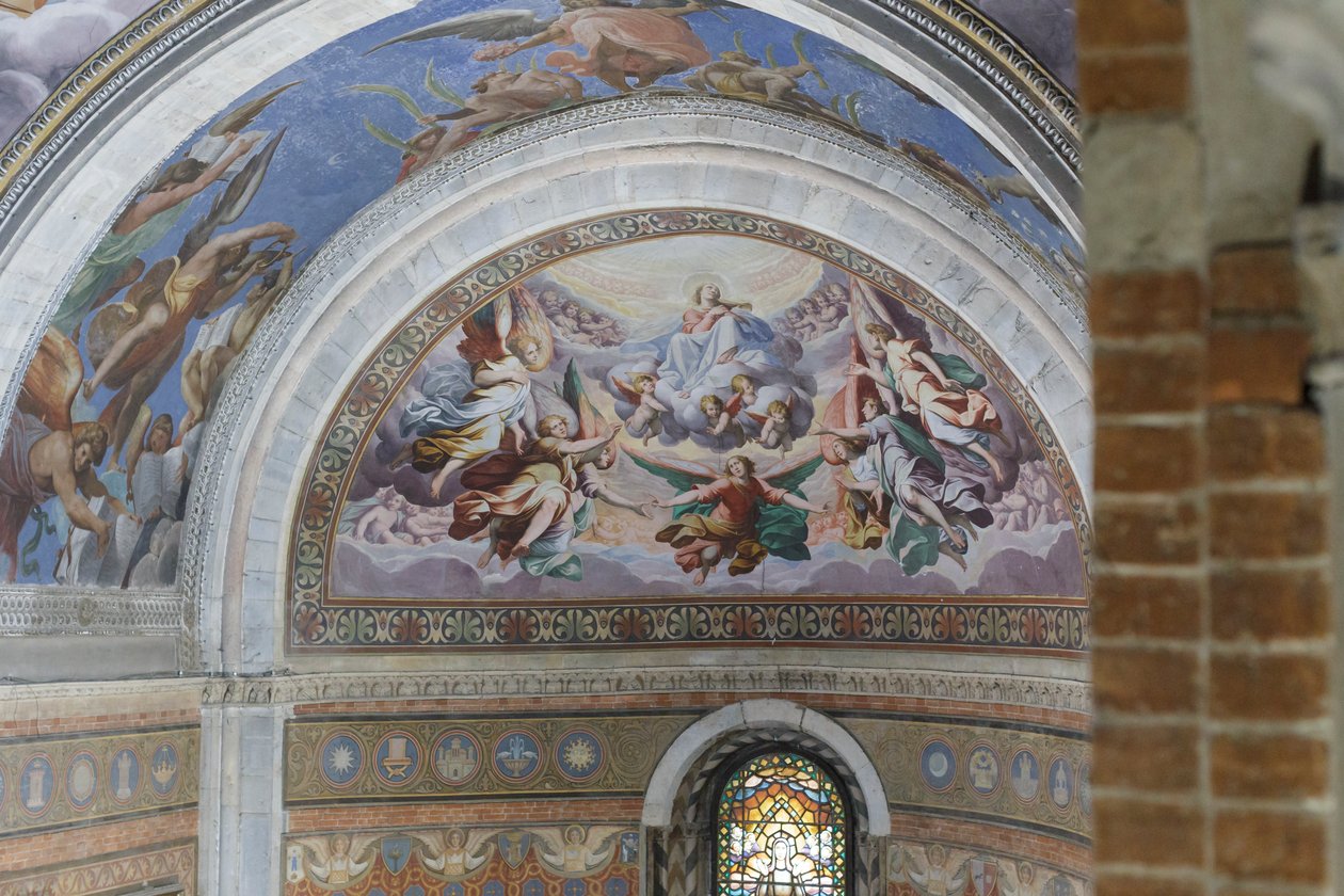 Ciclo de frescos dedicado a la Virgen, detalle de Camillo Procaccini