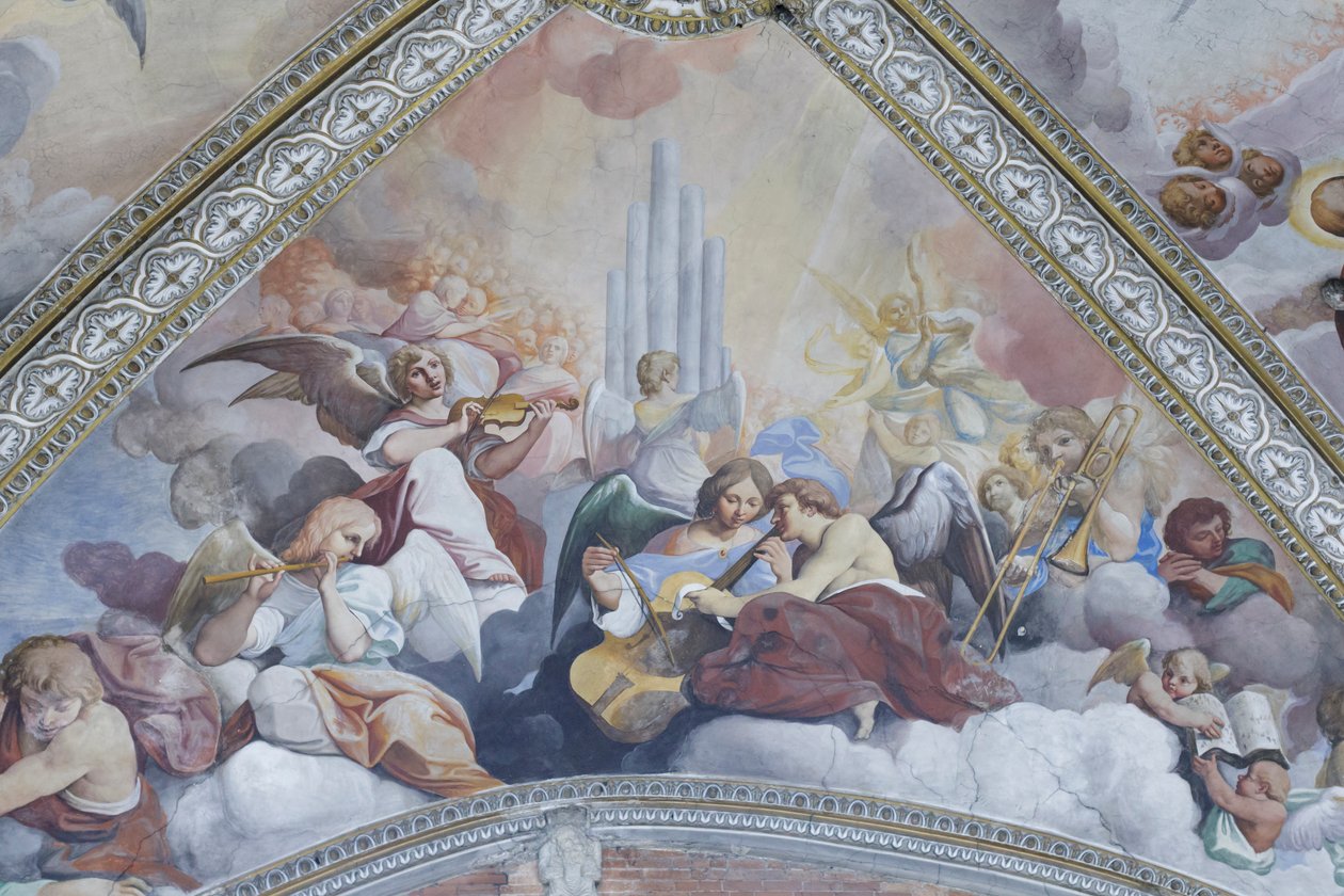 Ciclo de frescos dedicado a la Virgen, detalle de Camillo Procaccini