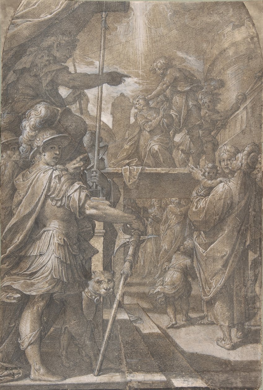 Martirio de una santa femenina de Camillo Procaccini