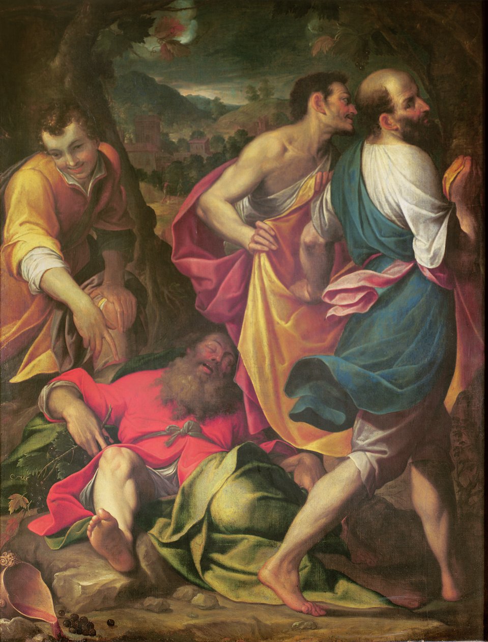 La borrachera de Noé de Camillo Procaccini