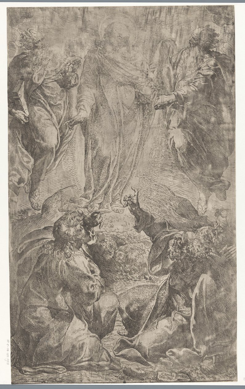 Transfiguración de Cristo en el Monte Tabor de Camillo Procaccini