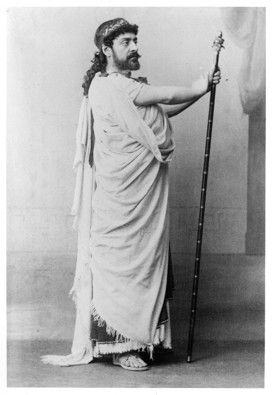 Mounet-Sully (1841-1916) como Edipo en 