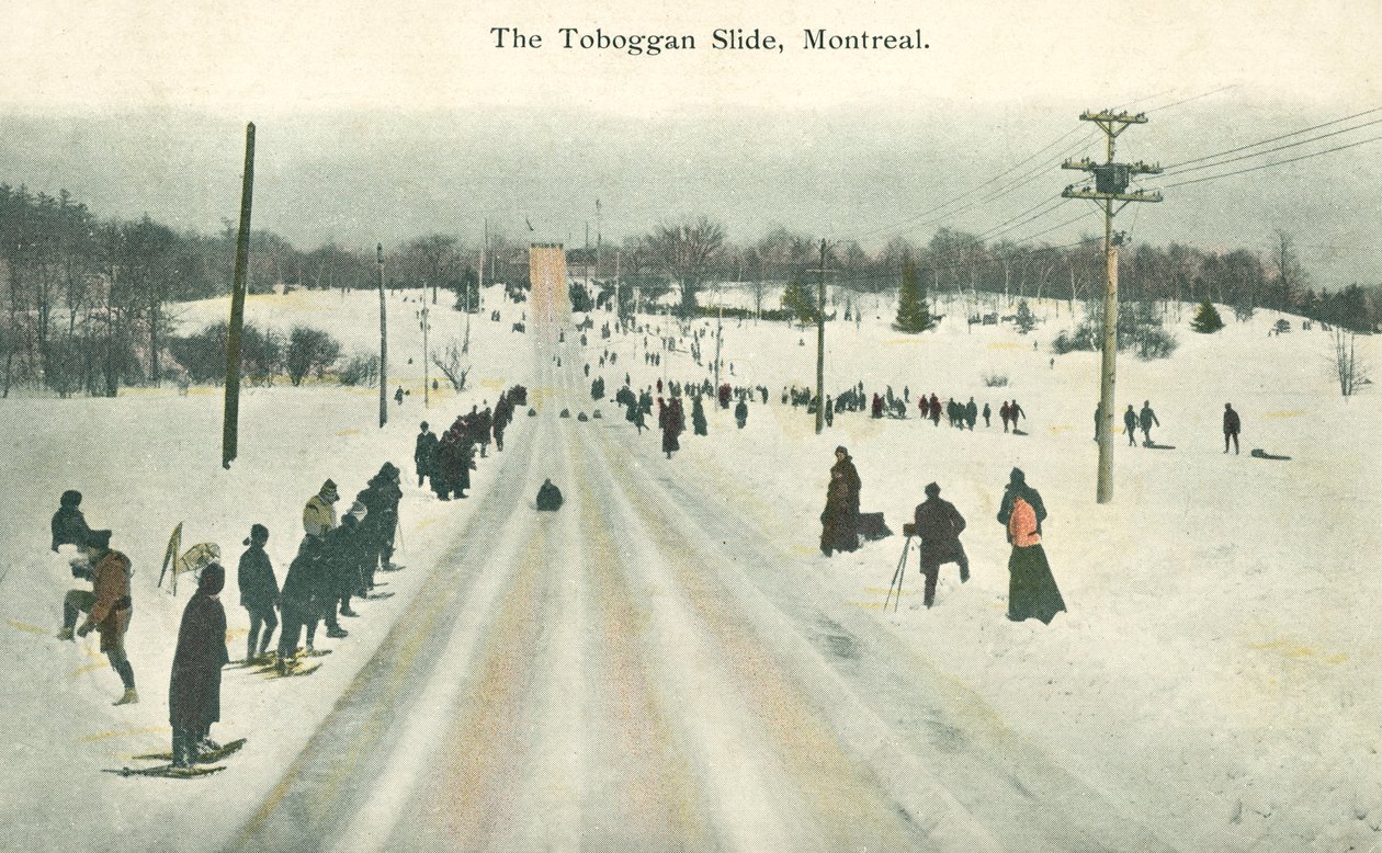 Tobogán, Montreal, Quebec, Canadá (foto en color) de Canadian Photographer