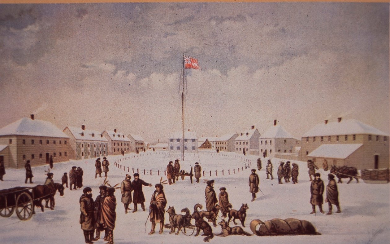 Rebelión de Riel en Canadá, Fort Garry capturado por Riel en 1869 de Canadian School