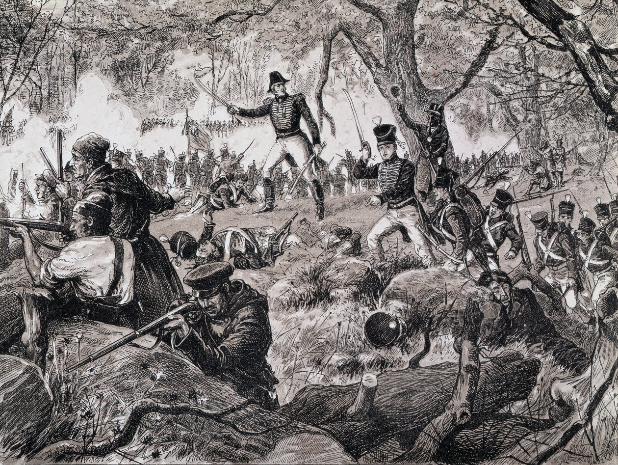 La batalla de Chateauguay, 26 de octubre de 1813, 1880 de Canadian School