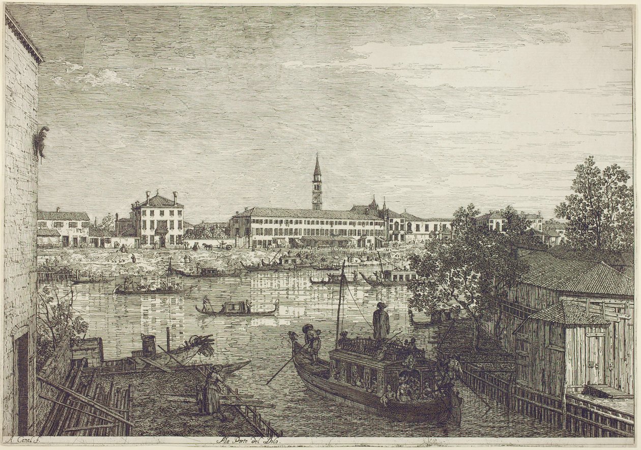 Ale Porte del Dolo, c.1744 de Giovanni Antonio Canal