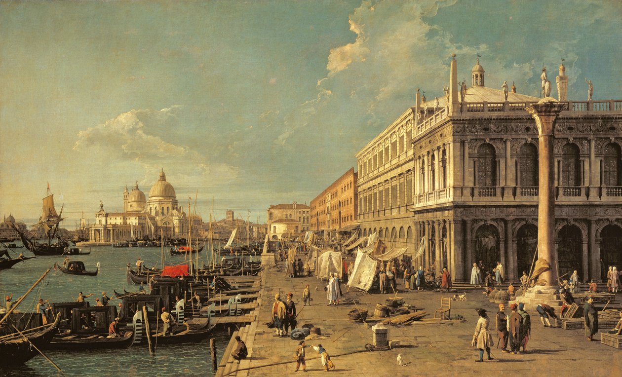 El Molo y la Zecca, Venecia de Giovanni Antonio Canal
