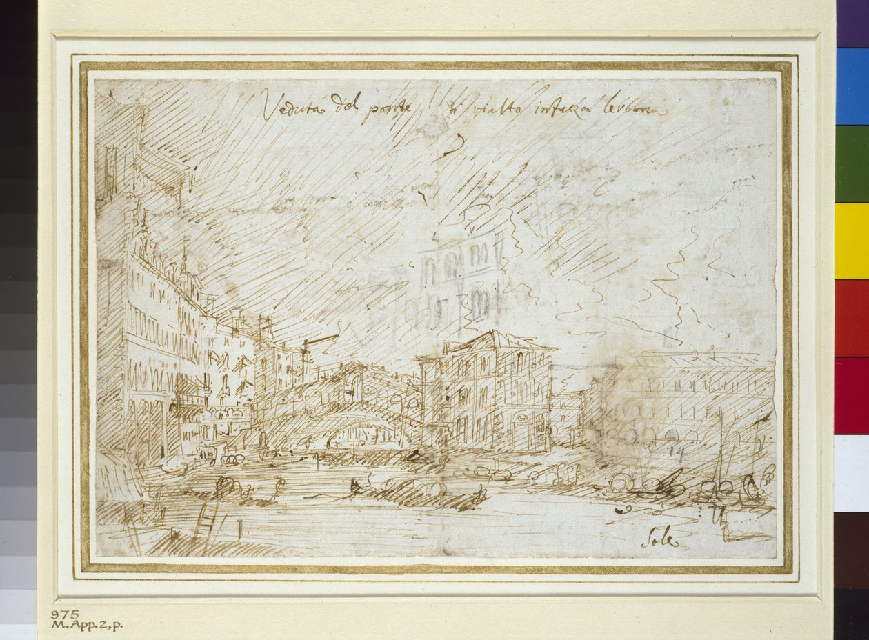 El Ponte di Rialto de Giovanni Antonio Canal
