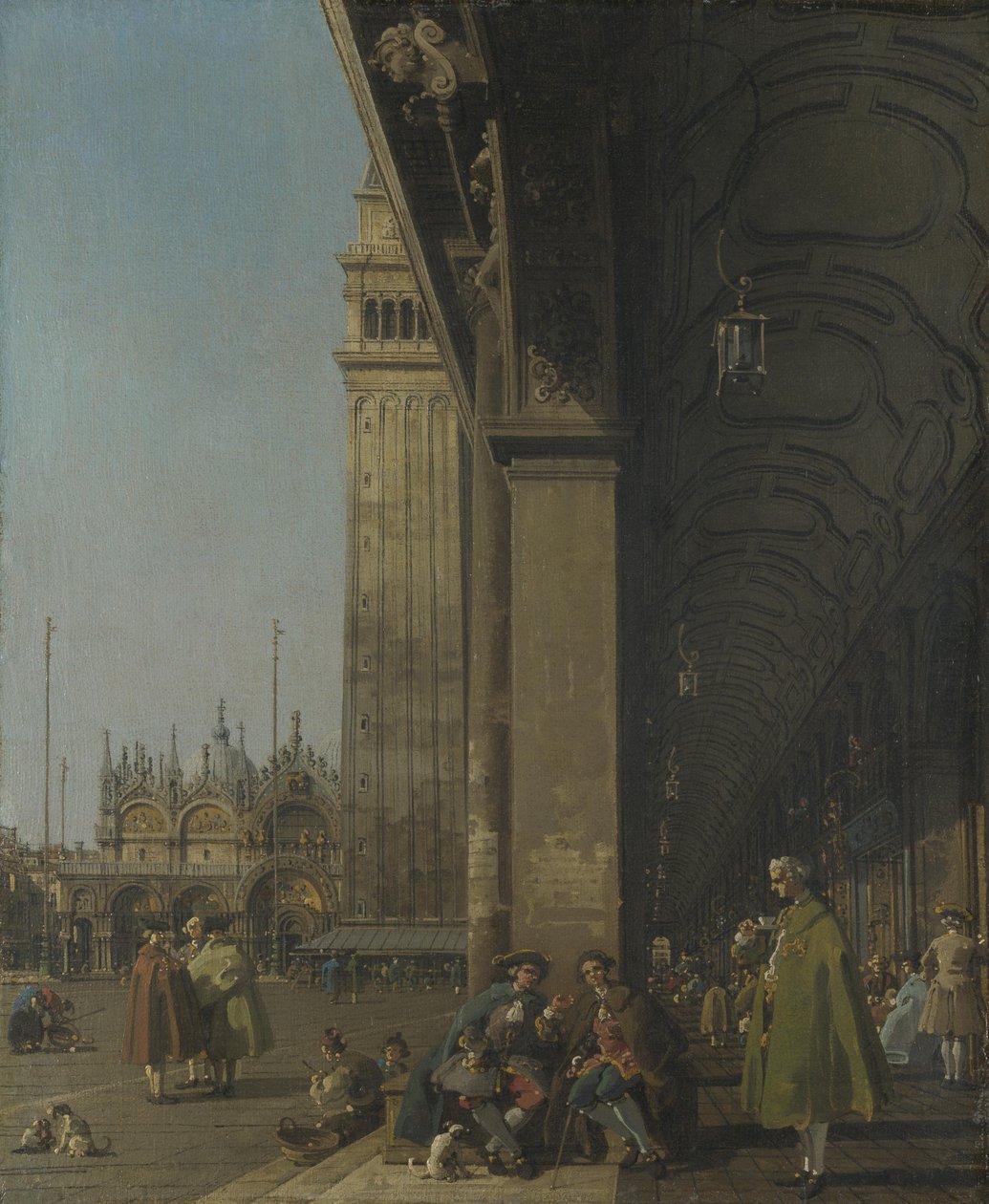 Venecia, Piazza San Marco y la Columnata de la Procuratie Nuove de Giovanni Antonio Canal