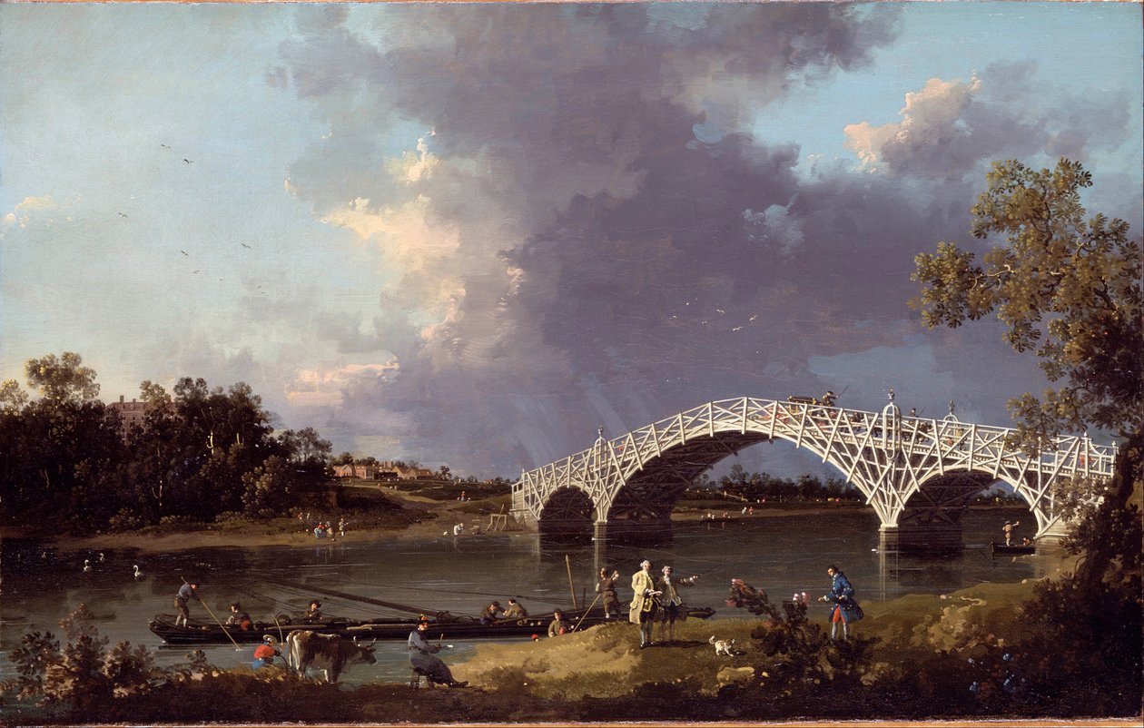 Vista del puente Walton de Canaletto