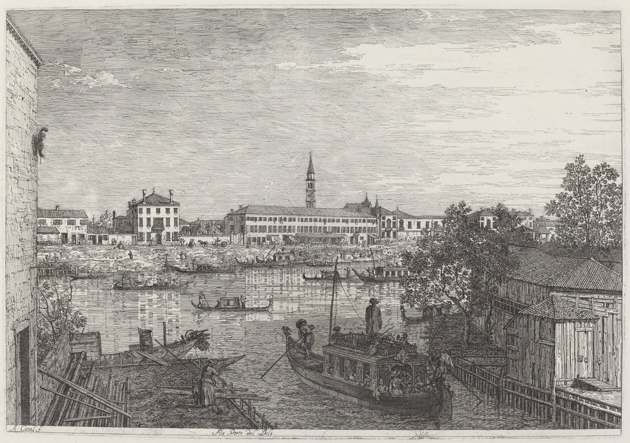 Ale Porte del Dolo de Canaletto