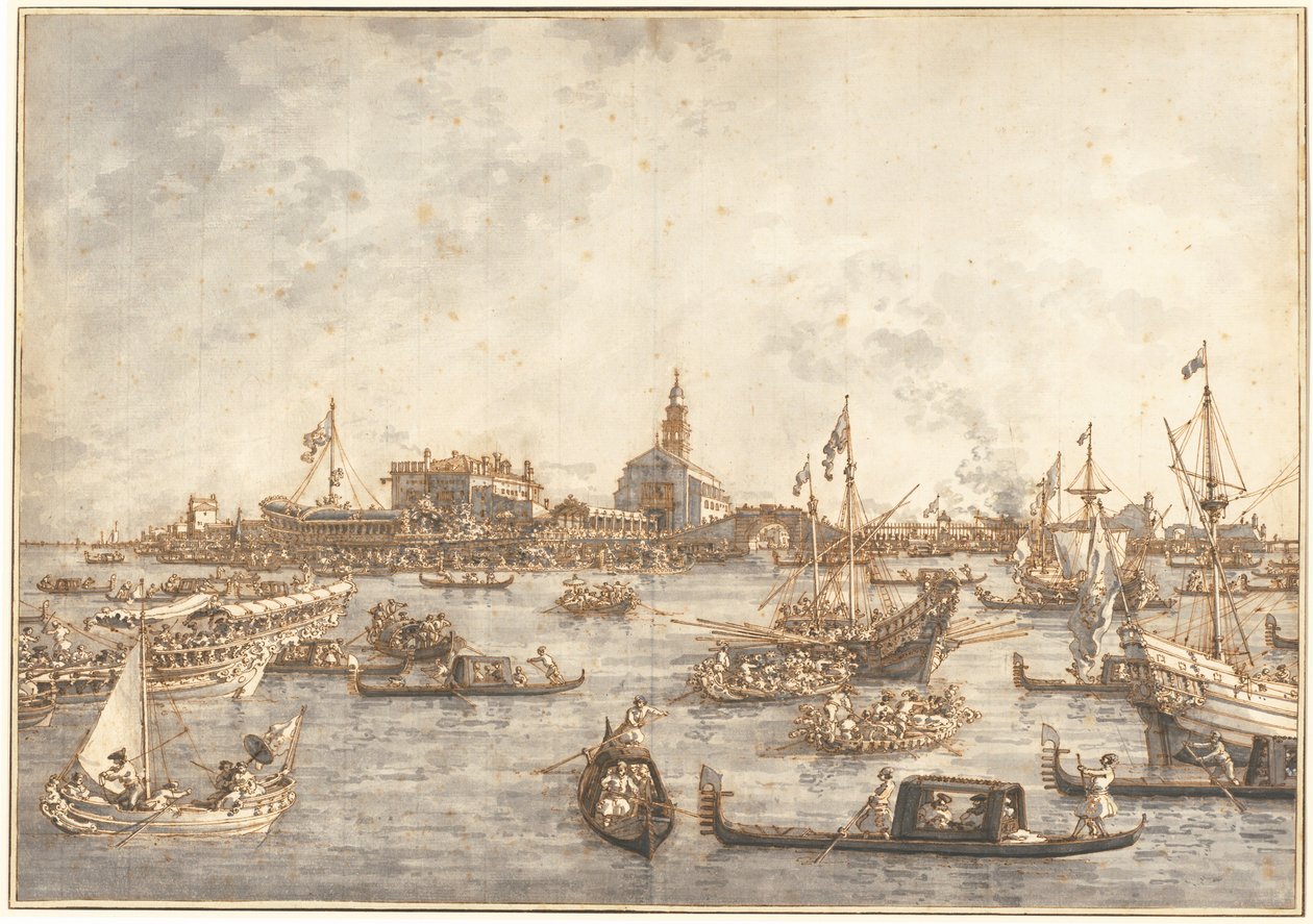 Festival del Día de la Ascensión en Venecia de Canaletto