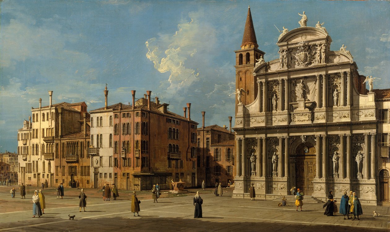 Campo Santa Maria Zobenigo, Venecia de Giovanni Antonio Canal